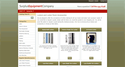 Desktop Screenshot of lockers.surplusequipment-stl.com
