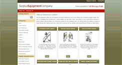 Desktop Screenshot of ladders.surplusequipment-stl.com