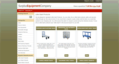 Desktop Screenshot of carts.surplusequipment-stl.com