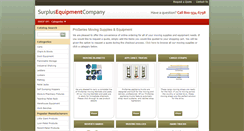Desktop Screenshot of moving-equipment.surplusequipment-stl.com